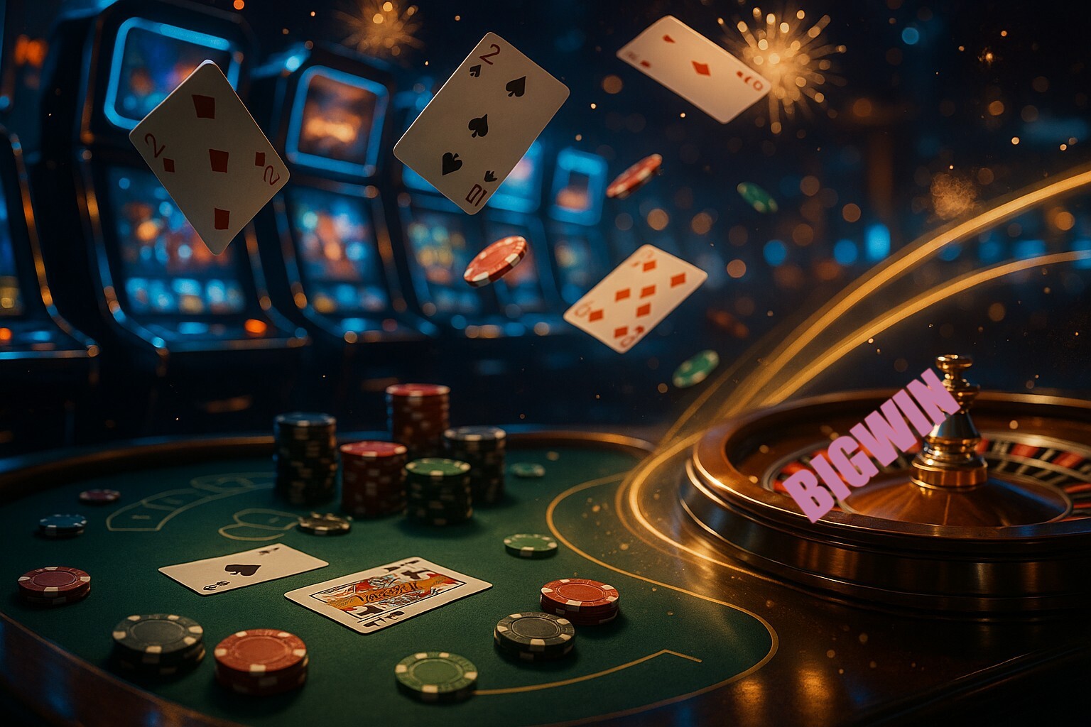 Jogos emocionantes no BIGWIN