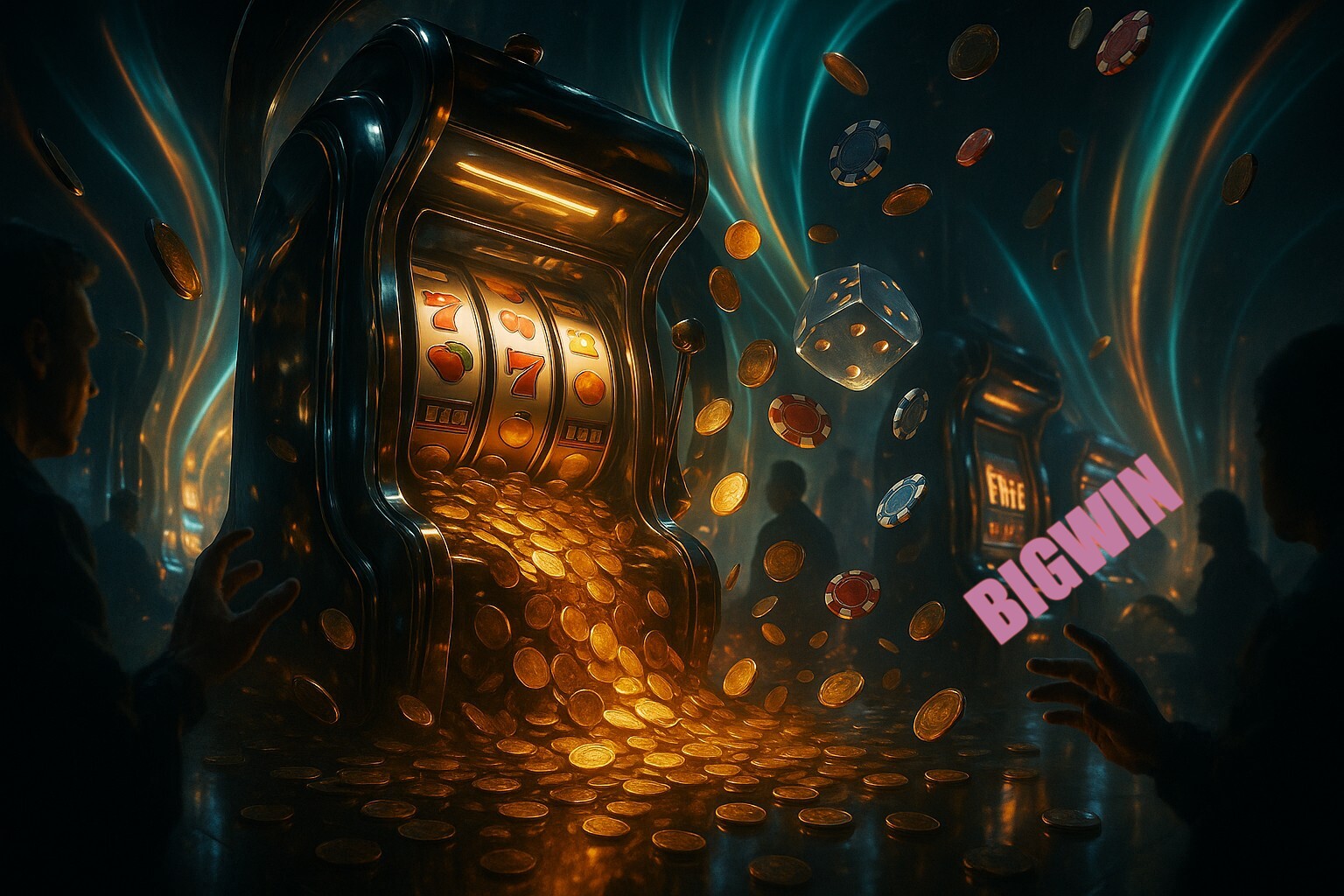Diversos jogos de caça-níqueis